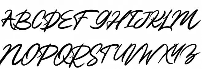 Chalista Schriftart Groß