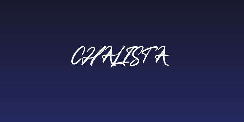 Chalista Social Header