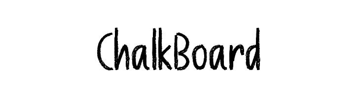 Chalk Board  フリーフォントのダウンロード