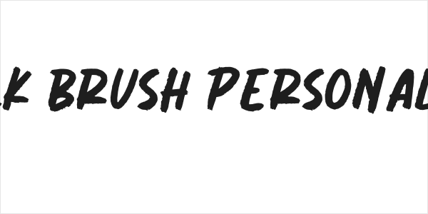 Chalk Brush Personal Use Logo