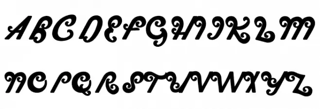 Chalk Clouds 100%Free Font Litere mari