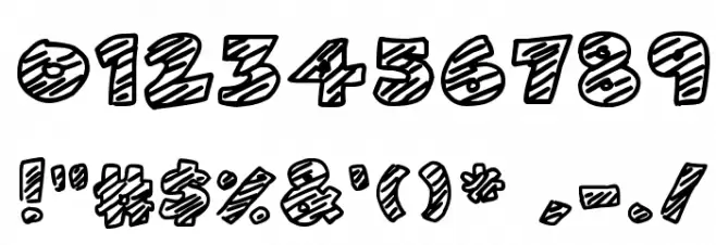 Chalk Dash Font OTHER CHARS