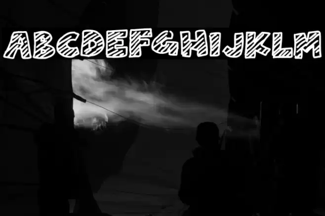 Chalk Dash Font examples