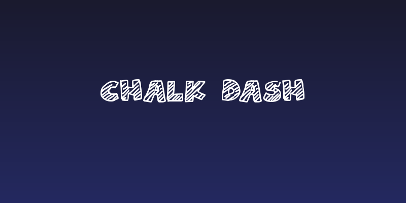 Chalk Dash Social Header