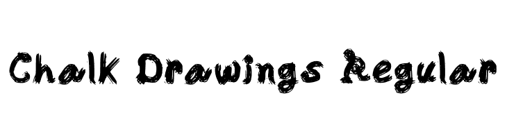 Chalk Drawings Regular  免费字体下载