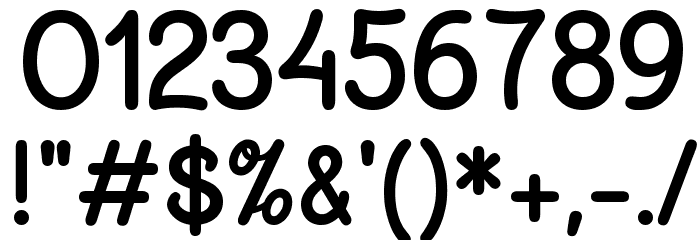 Chalk Marks Bold Font OTHER CHARS
