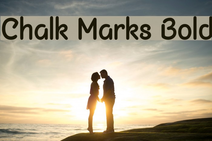 Chalk Marks Bold Font examples