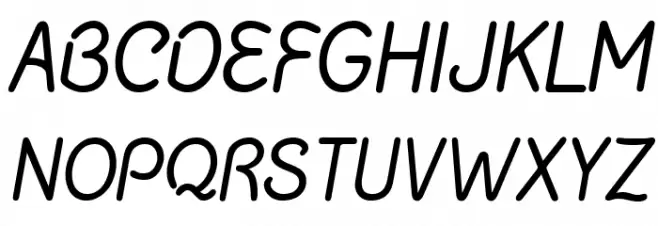 Chalk Marks Italic Fonte MAIÚSCULAS