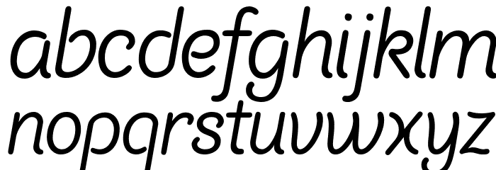 Chalk Marks Italic Font LOWERCASE
