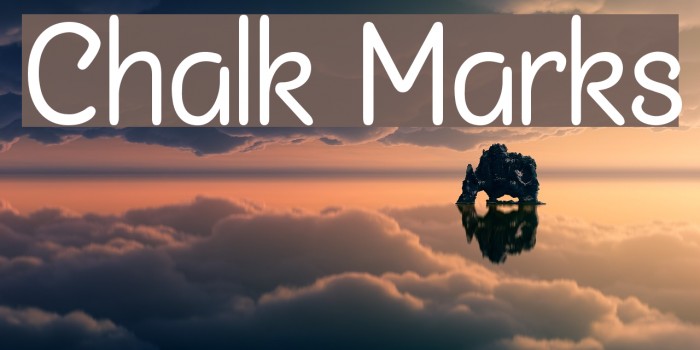 Chalk Marks Font examples