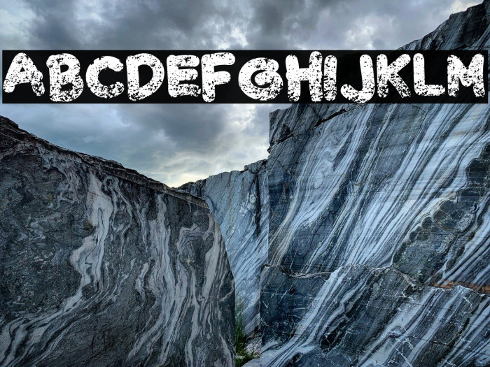 Chalk Scratches Rough Bold Example 3