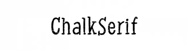 Chalk Serif  フリーフォントのダウンロード