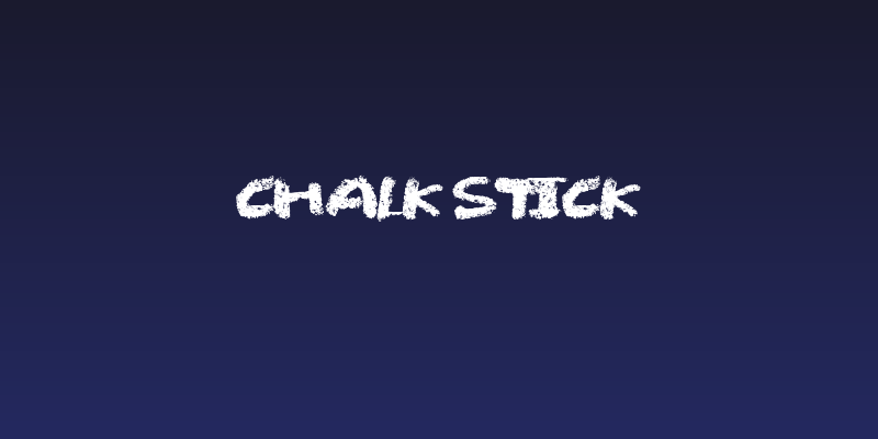 Chalk Stick Social Header