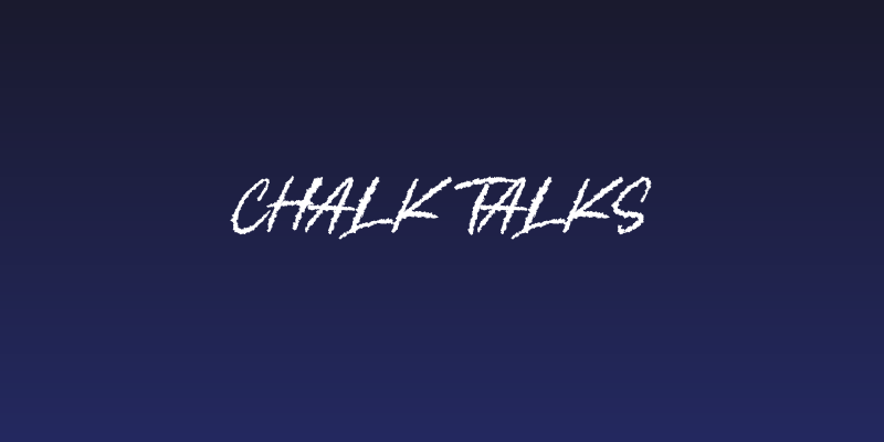 Chalk Talks Social Header
