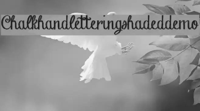 Chalk-hand-lettering-shaded_demo Polices examples
