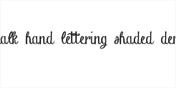 Chalk-hand-lettering-shaded_demo Logo