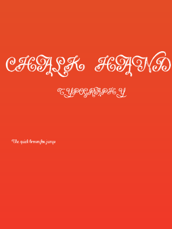 Chalk-hand-lettering-shaded_demo Poster