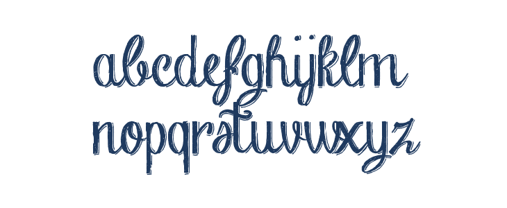 Chalk-hand-lettering-shaded_demo Lowercase