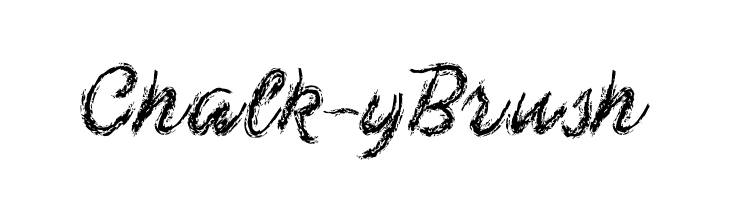 Chalk-y Brush  Frei Schriftart Herunterladen