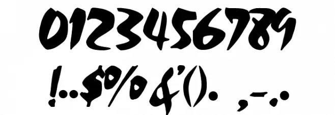 Chalk- Schriftart Anderer Schreiben