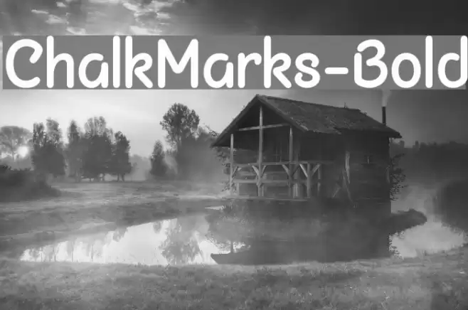 ChalkMarks-Bold Font examples