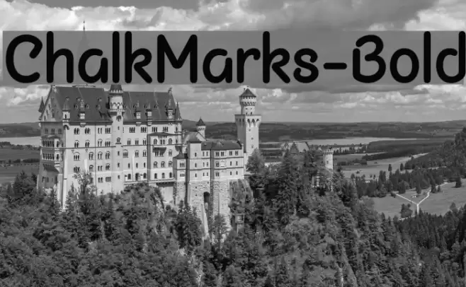 ChalkMarks-Bold Font examples