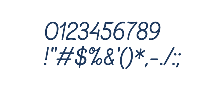 ChalkMarks-Italic Other Characters