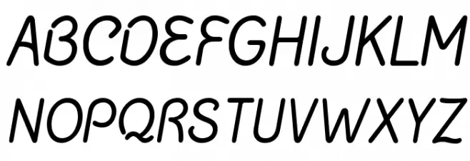 ChalkMarks-Italic Schriftart Groß