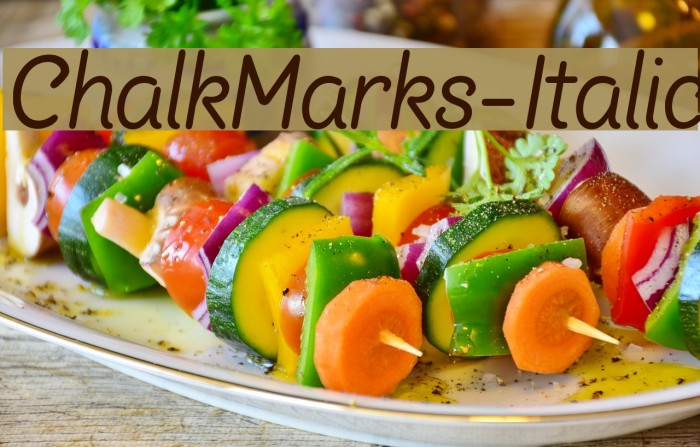 ChalkMarks-Italic Example 2