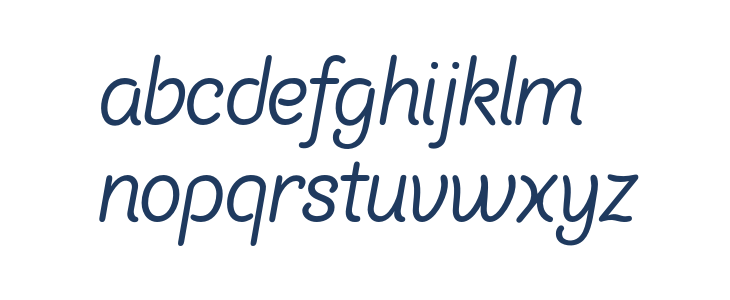 ChalkMarks-Italic Lowercase