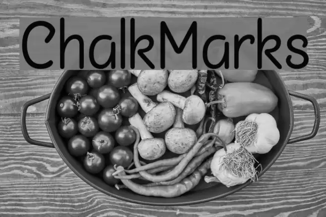 ChalkMarks Font examples