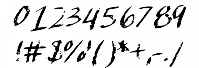 ChalkPaint Font OTHER CHARS