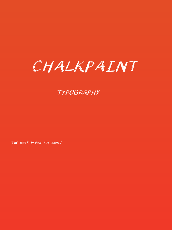 ChalkPaint Poster