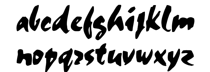 Chalk- Font LOWERCASE