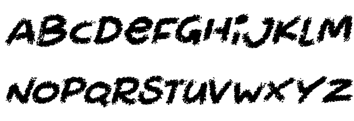 Chalkabout Italic Font LOWERCASE
