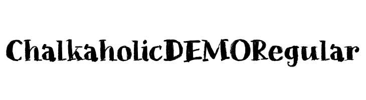 Chalkaholic DEMO Regular  免费字体下载