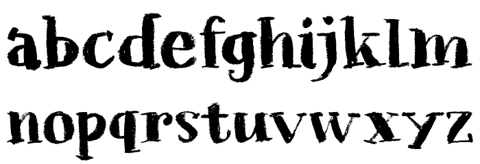 Chalkaholic DEMO Regular Font LOWERCASE