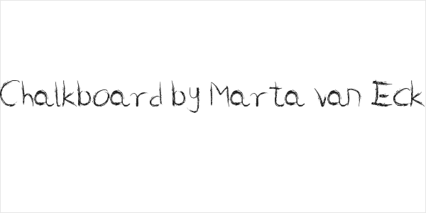 Chalkboard by Marta van Eck Logo