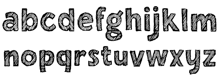 Chalkboy Regular Font LOWERCASE