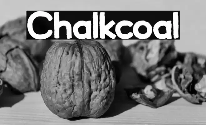 Chalkcoal Font examples