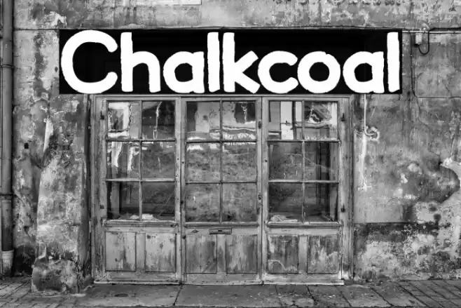 Chalkcoal Font examples