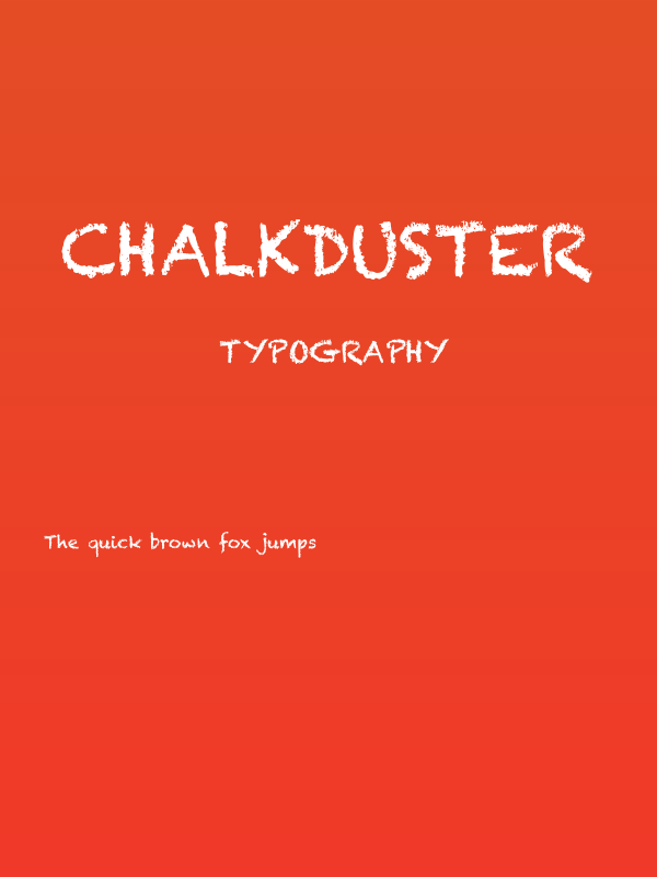 Chalkduster Poster