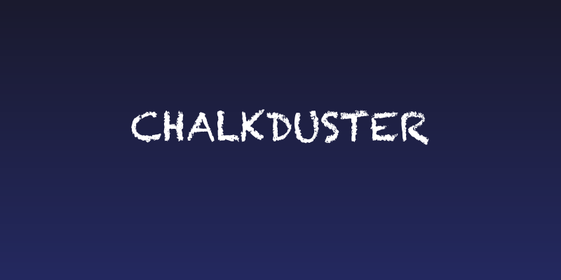 Chalkduster Social Header