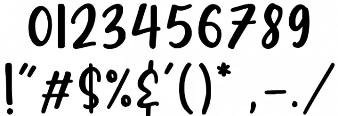 Chalkier Font OTHER CHARS