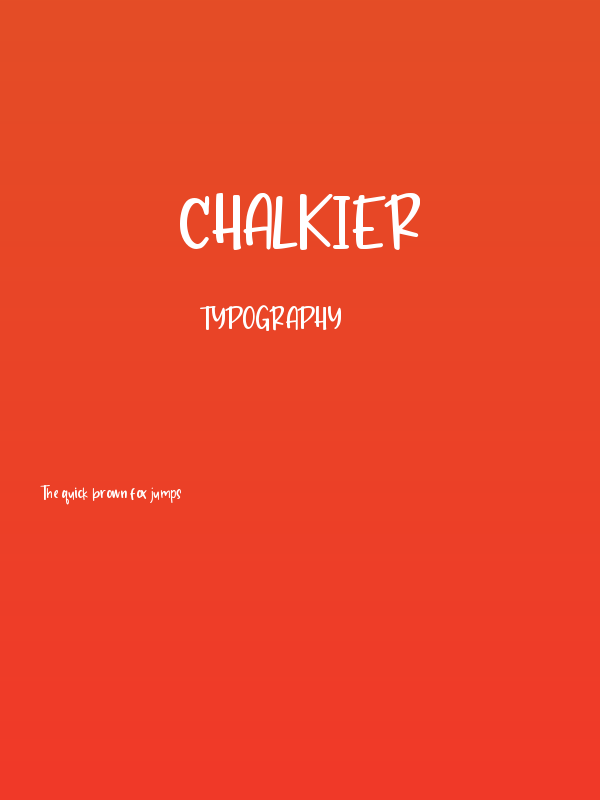 Chalkier Poster