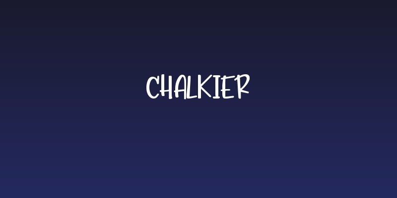 Chalkier Social Header