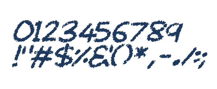 Chalktastic Italic Other Characters