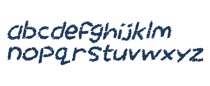 Chalktastic Italic Lowercase
