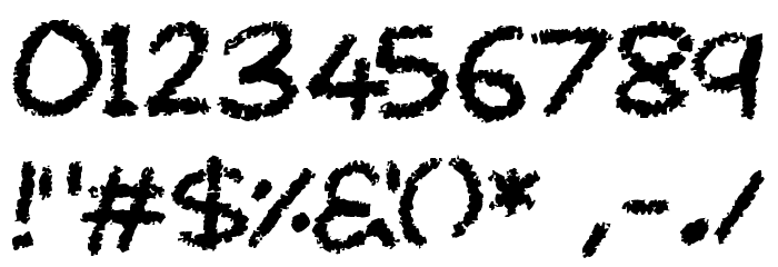 Chalktastic Font OTHER CHARS