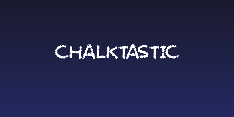 Chalktastic Social Header